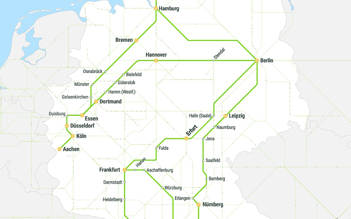 FlixTrain Netz 2021 FlixTrain Netz 2021
